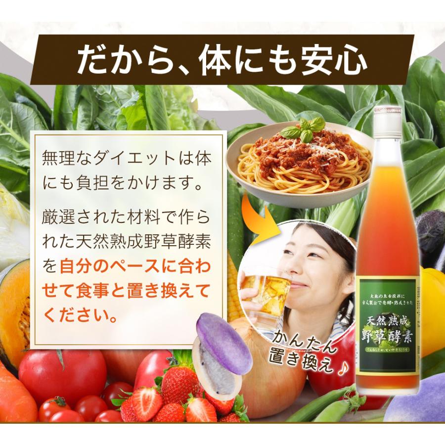 酵素ドリンク 無添加 高級 原液100% 6本セット 送料無料 天然熟成野草