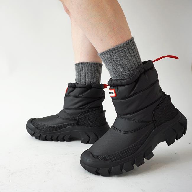 HUNTER（ハンター） ブーツ ショートブーツ レディース 防水 スノー
