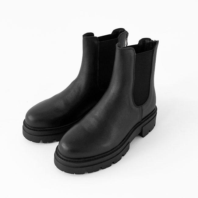 REMME（レメ） サイドゴア ブーツ レディース バックジップチェルシー