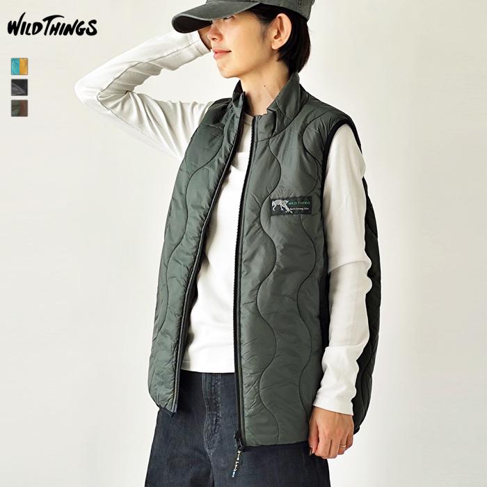 WILD THINGS（ワイルドシングス） 中綿 ベスト ジャケット REVERSIBLE