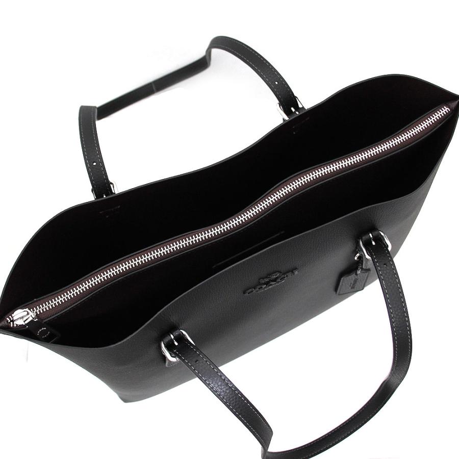 COACH（コーチ） アウトレット CV968 SV/BK モリー トートバッグ