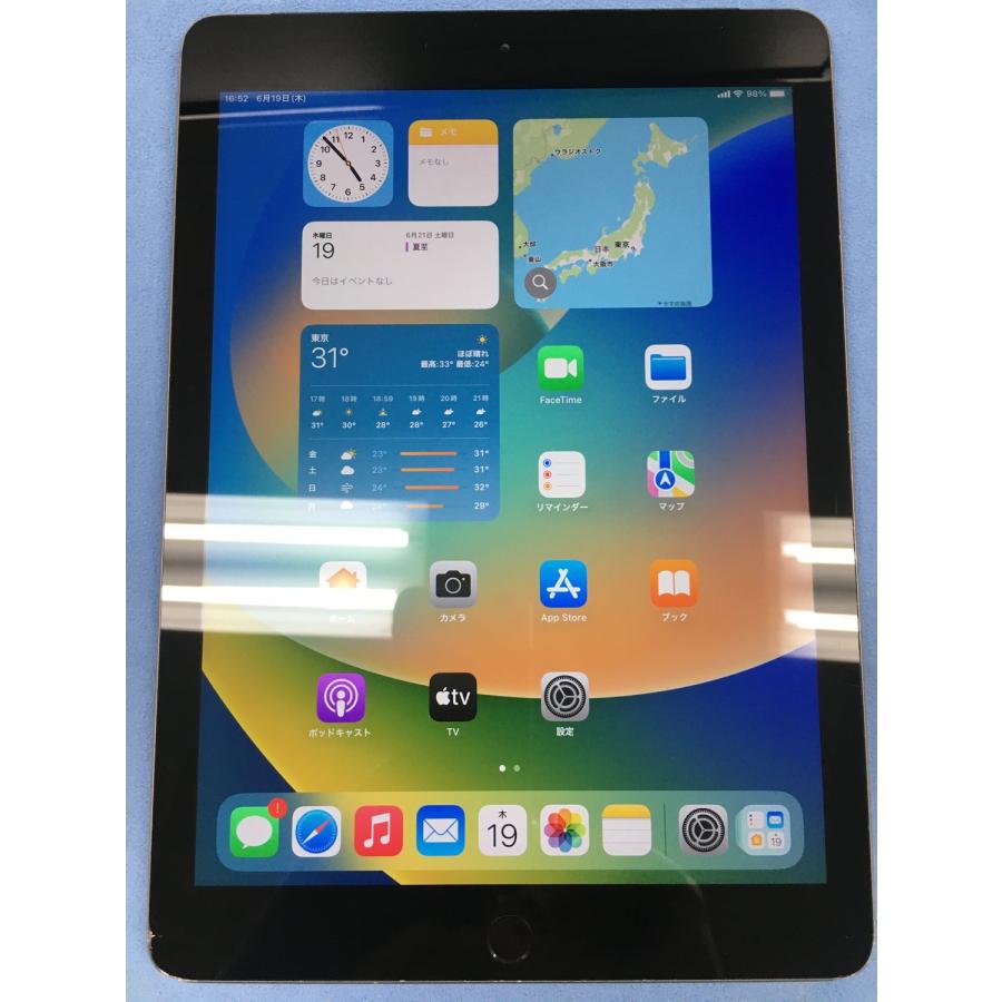 iPad 【動作確認・初期化済み】 電池91％ SIMフリー Apple 第6世代