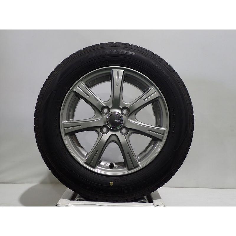 DUNLOP（ダンロップ） 中古 165/70R14 スタッドレスタイヤホイール4本
