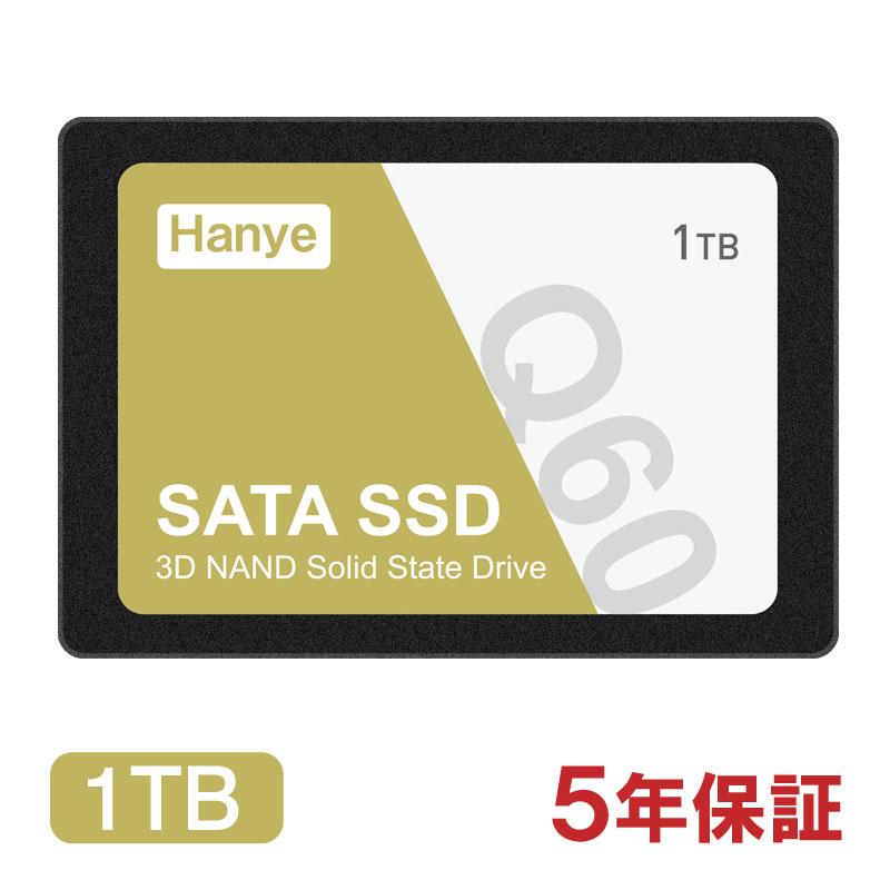 Hanye Hanye SSD 1TB 内蔵型 2.5インチ 7mm 3D NAND採用 SATAIII 6Gb/s