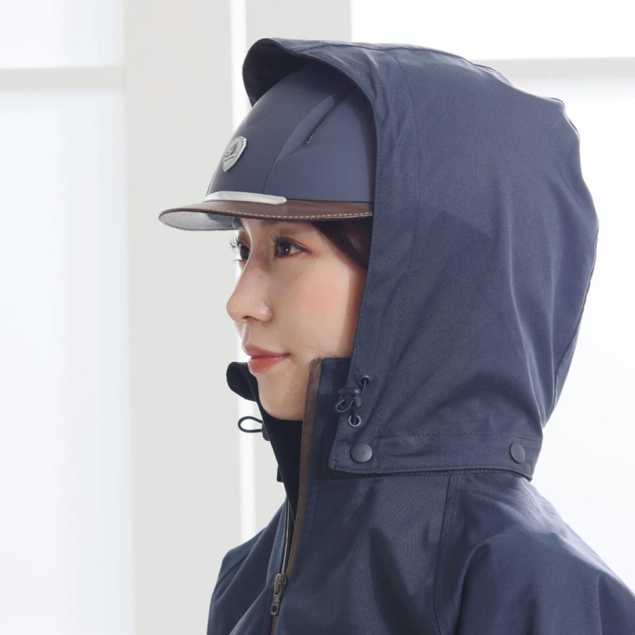 乗馬用品 EQULIBERTA 高機能 ライディングレインコート 乗馬 馬具