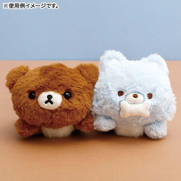 リラックマ ひざのりぬいぐるみ アオイコオオカミ アオコグのおとまり