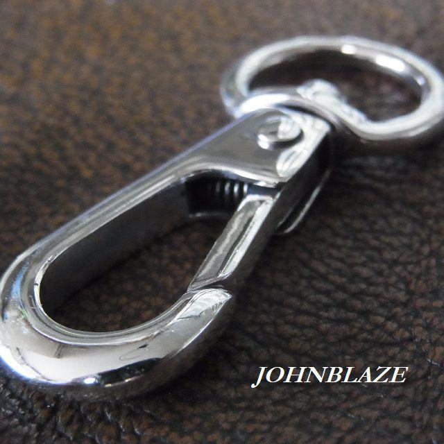 シルバー925製 回転式 アミナスカン クラスプ フック 無地 プレーン D