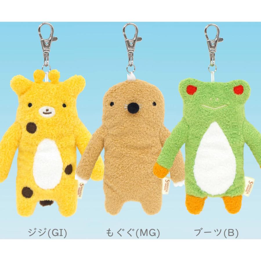 やさしく鍵を包んでくれる フモフモさん リールキーチェーン