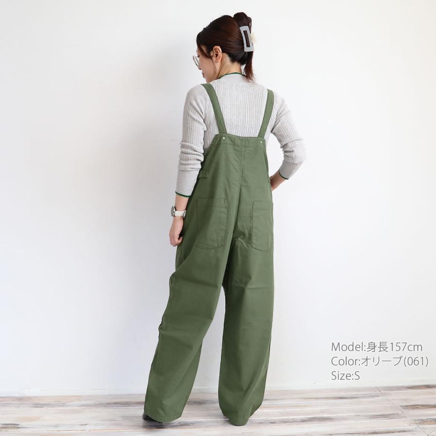 Johnbull（ジョンブル） レディース バックサテン ワークサロペット