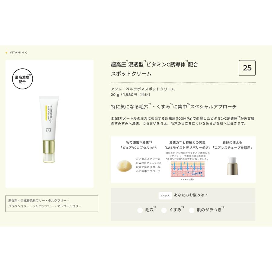 unlabel LAB スポットクリーム 20g レチノール配合 アンレーベルラボ