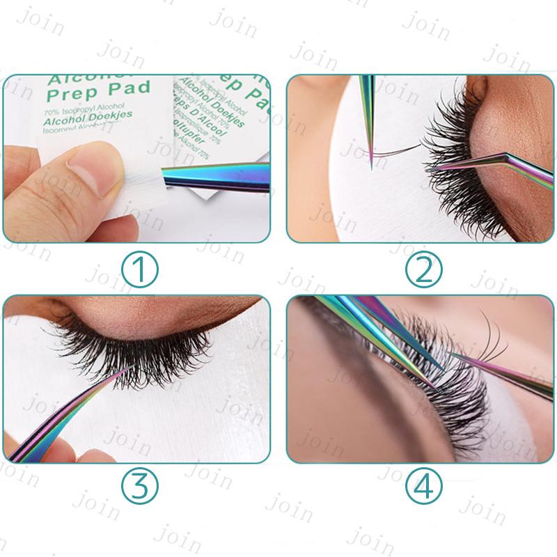 まつげエクステ専用 (br55#) 日本国内当日発送 5type 2本set 化粧 道具