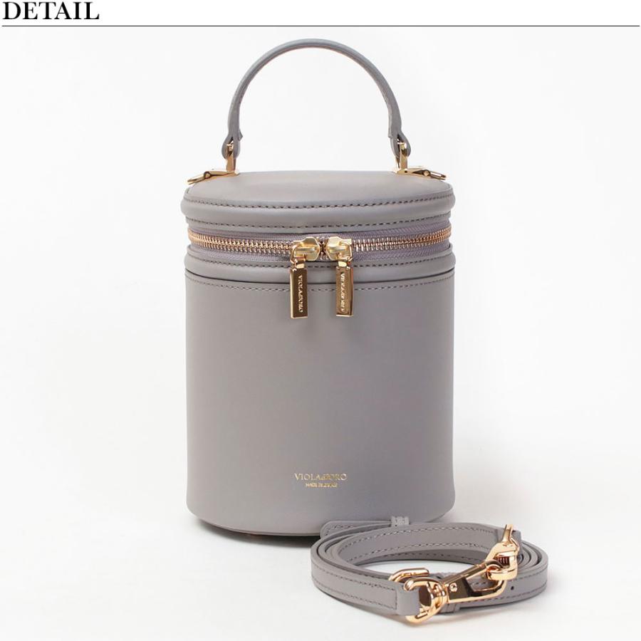 VIOLAd'ORO（ヴィオラドーロ） バッグ バニティ 筒形 イタリアン