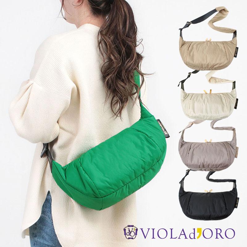 VIOLAd'ORO（ヴィオラドーロ） ショルダーバッグ ボンディングタフタ