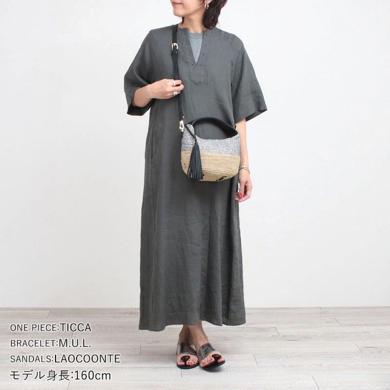 VIOLAd'ORO（ヴィオラドーロ） かごバッグ 2WAY ショルダー SANDRO