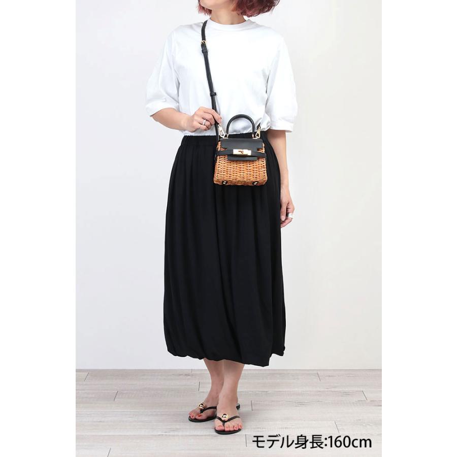 VIOLAd'ORO（ヴィオラドーロ） カゴバッグ ラタン ターンロック付き