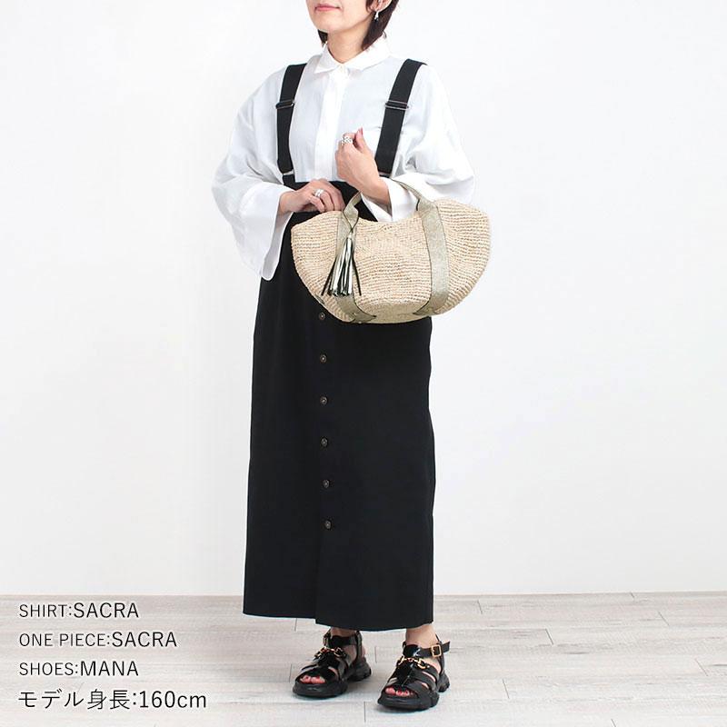 VIOLAd'ORO（ヴィオラドーロ） かごバッグ ラフィア バスケットトート