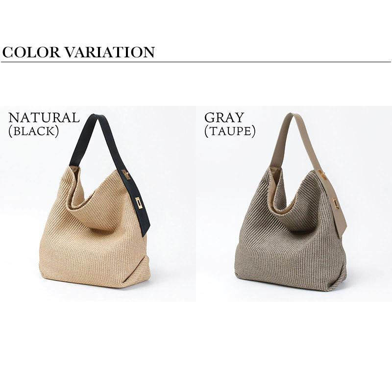 VIOLAd'ORO（ヴィオラドーロ） かごバッグ ラフィアシート ホーボー