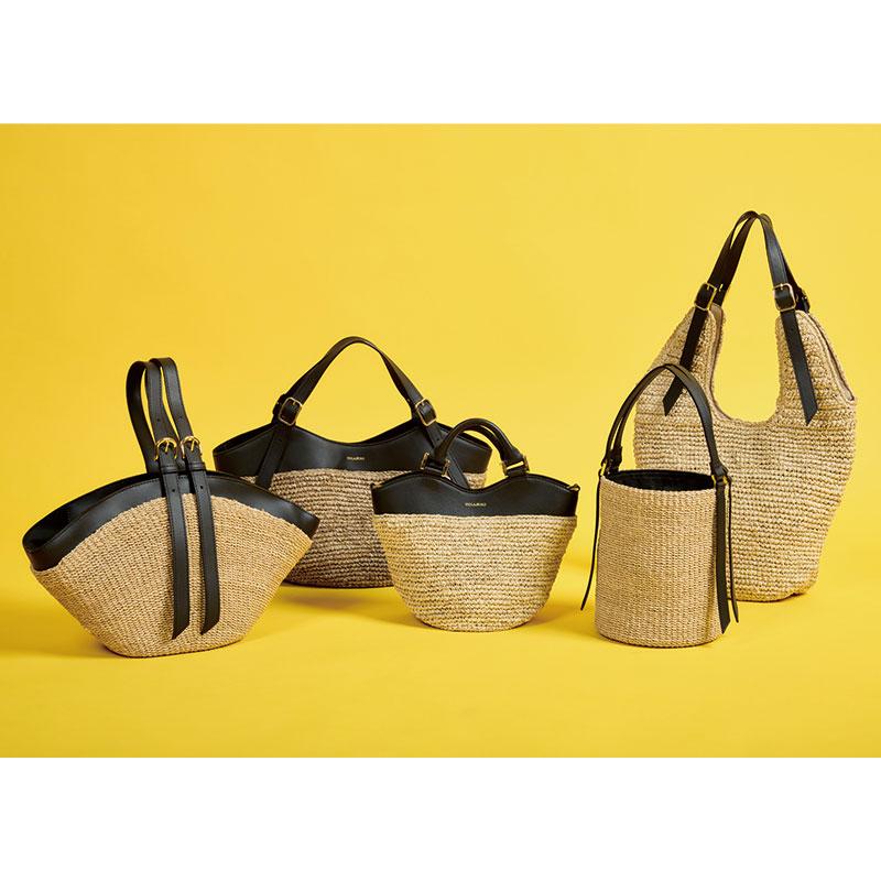 VIOLAd'ORO（ヴィオラドーロ） かごバッグ ラフィア 2WAY SANDRO V8888