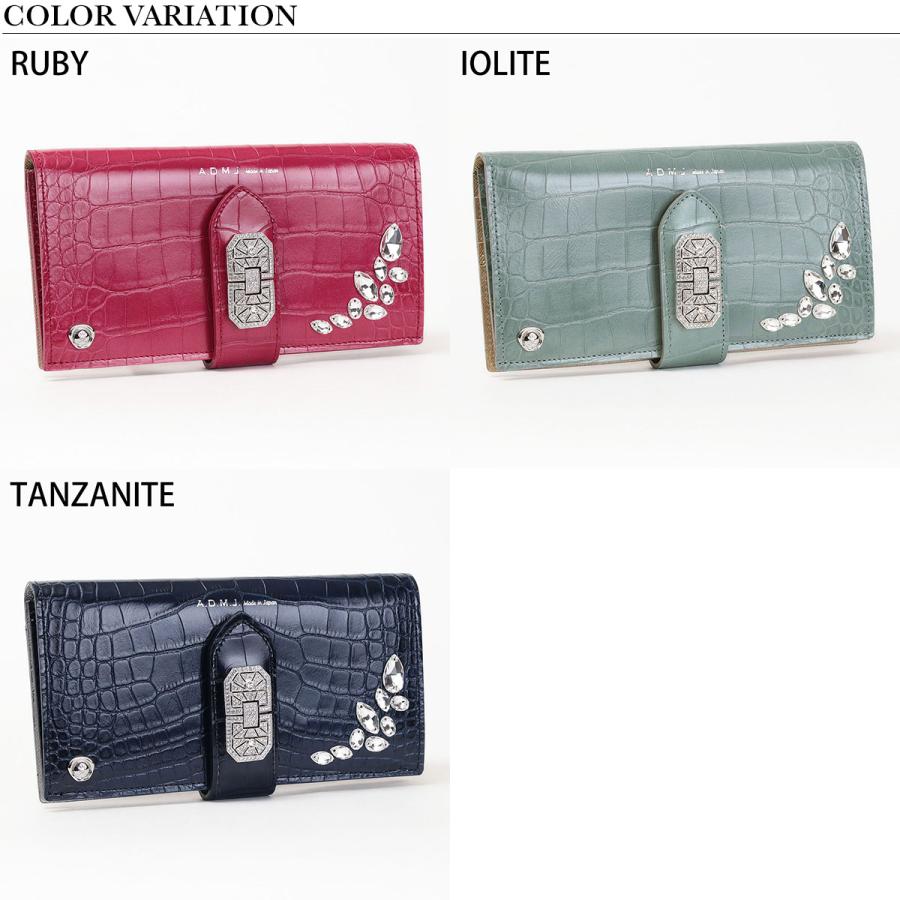 A.D.M.J（エーディーエムジェイ） ADMJ 財布 別注 子牛革 クロコ型押し