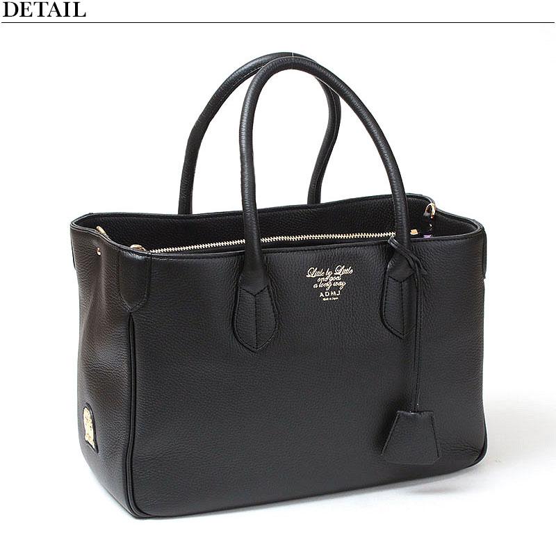 A.D.M.J（エーディーエムジェイ） ADMJ 正規品 牛革トート 32cm(Dカン