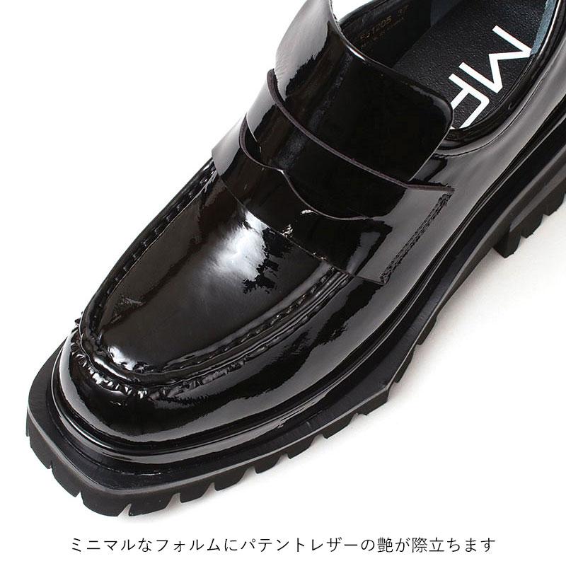 MANA（マナ） ローファー ビッグソール 551205 エナメル パテント