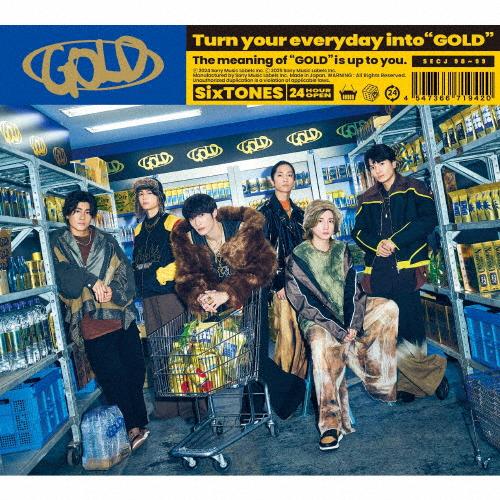 枚数限定][限定盤]GOLD(初回盤A)【CD+Blu-ray】/SixTONES[CD+Blu-ray
