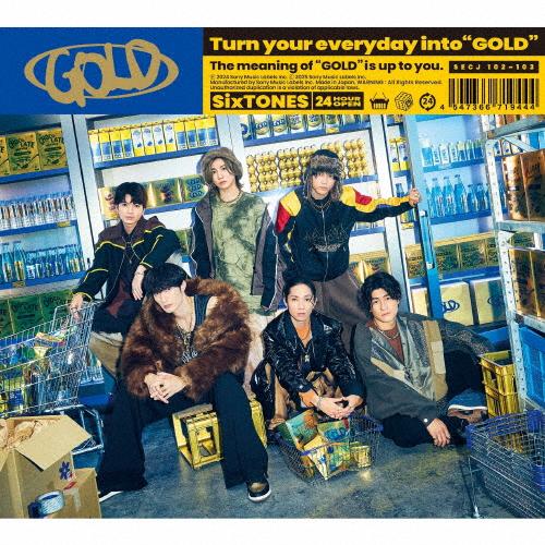 枚数限定][限定盤]GOLD(初回盤B)【CD+DVD】/SixTONES[CD+DVD]【返品