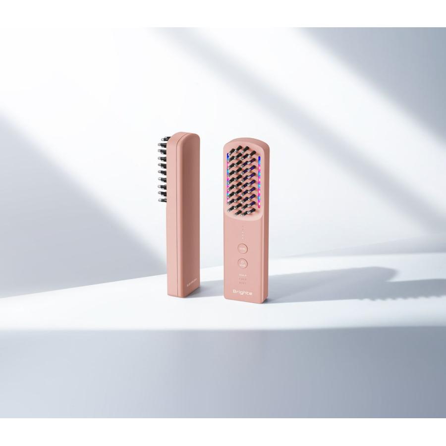 ブライト ブラシ型美顔器(ピンク) Brighte ELEKI BRUSH+ (ブライト