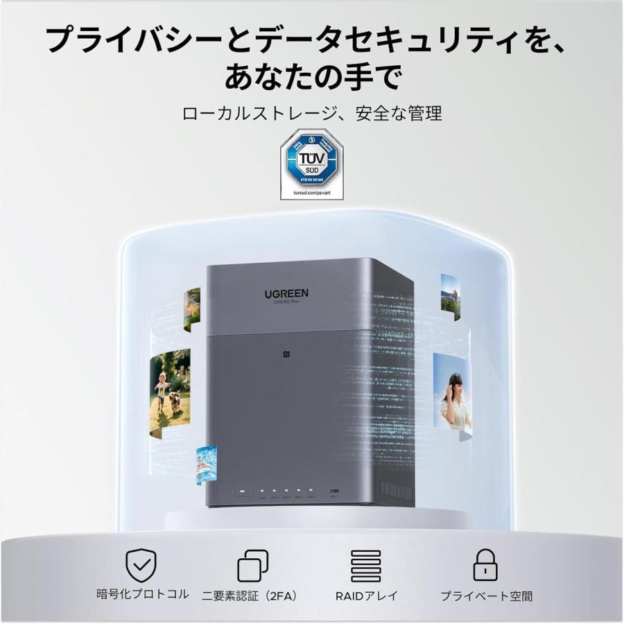 UGREEN UGREEN｜ユーグリーン UGREEN NASync DH4300 Plus(4ベイ