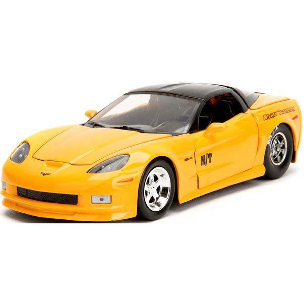 Jada Toys 1/ 24 2006 シェビー コルベット Z06 イエロー(JADA34204