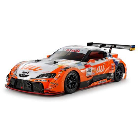 タミヤ（TAMIYA） 1/ 10 電動RCカー組立キット au TOM'S GR Supra 塗装