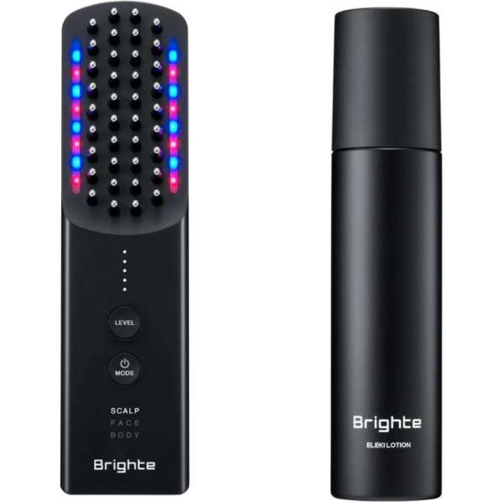 ブライト エレキブラシプラス ブラシ型美顔器 + エレキローション