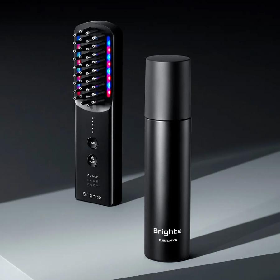ブライト エレキブラシプラス ブラシ型美顔器 + エレキローション