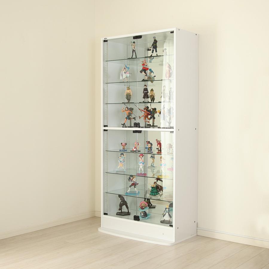 ミラーセット ( ミラー2枚組 ＋ 本体ハイタイプ 引き戸 幅83cm 奥行