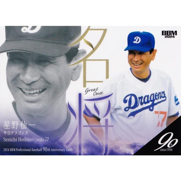143 【星野仙一/中日ドラゴンズ】2024 BBM プロ野球90周年カード