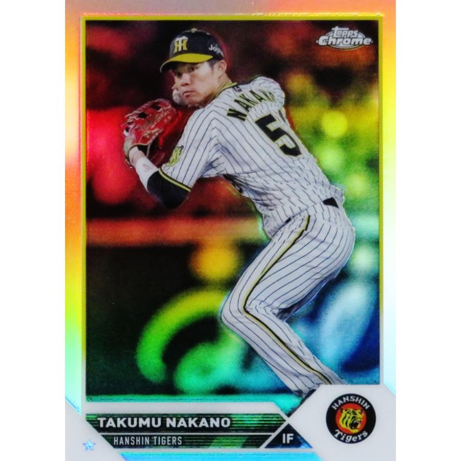 75 【中野拓夢/阪神タイガース】2023 Topps Chrome NPBベースボール