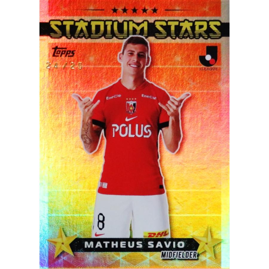 EPOCH 2025 浦和レッズ 直筆サインカード マテウス サヴィオ EPOCH