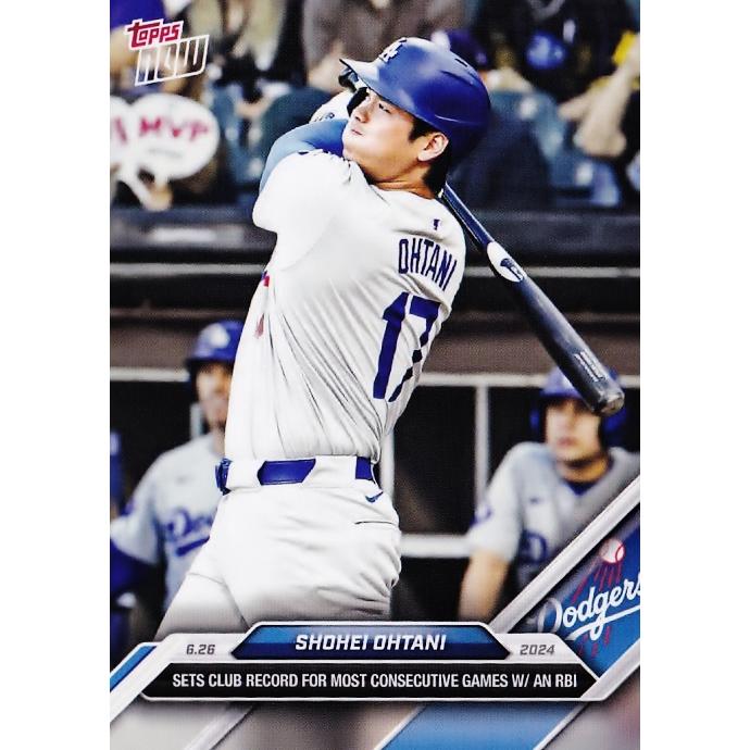 351【大谷翔平/ドジャース】2024 MLB TOPPS NOW [2024.6.26] 10試合