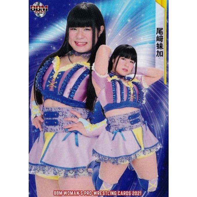 25 【尾崎妹加】BBM 女子プロレスカード 2021 レギュラー : スポーツ