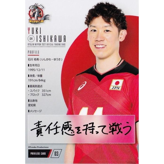 NV03 【大塚達宣/石川祐希】2022 龍神NIPPON 全日本男子バレーボール