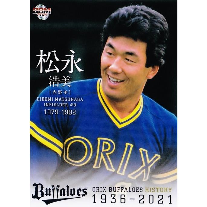 34 【松永浩美】2021 BBM オリックス・バファローズヒストリー 1936