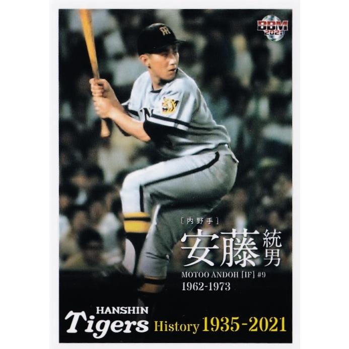 10 【安藤統男】2021 BBM 阪神タイガースヒストリー 1935-2021