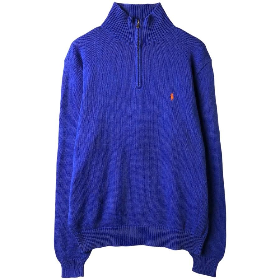 古着 ラルフローレン Ralph Lauren POLO by コットンニットハーフ