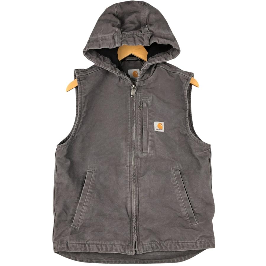 Carhartt（カーハート） 古着 フード付き ダックベスト メンズS相当
