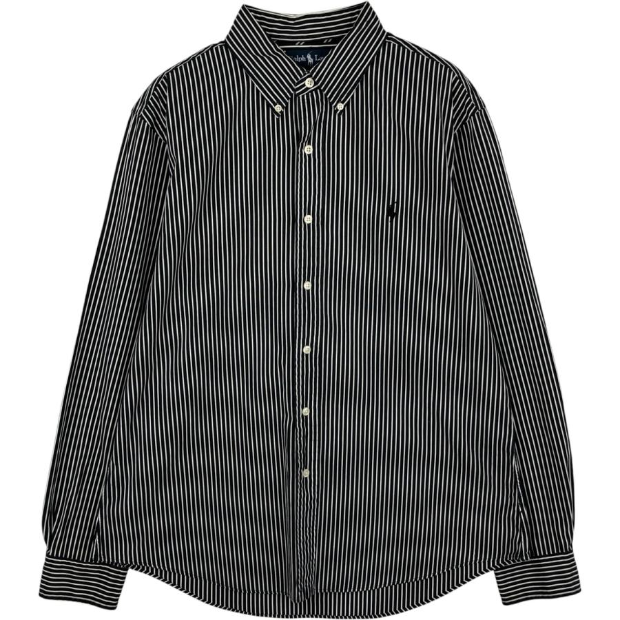 古着 ラルフローレン Ralph Lauren CUSTOM FIT 長袖 ボタンダウン