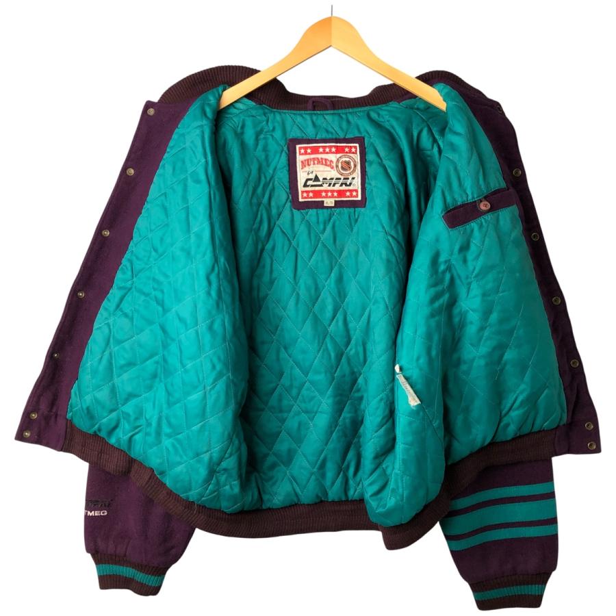古着 90年代 CAMPRI NUTMEG NHL アナハイムマイティ ダックス 中綿入り