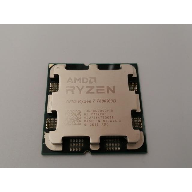 中古】AMD Ryzen 7 7800X3D (4.2GHz/TC:5GHz) BOX AM5/8C/16T/L3 96MB