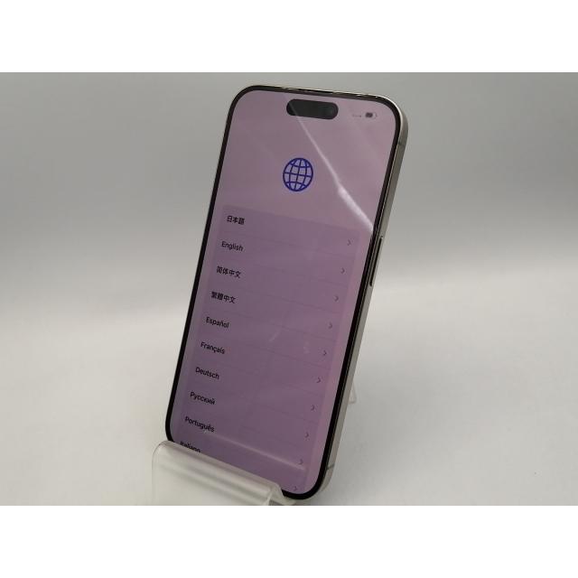 中古】Apple 国内版 【SIMフリー】 iPhone 15 Pro 256GB ナチュラル