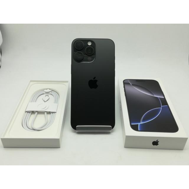 中古】Apple 国内版 【SIMフリー】 iPhone 16 Pro Max 256GB ブラック