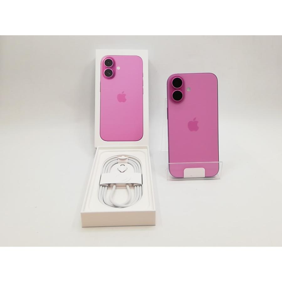 未使用】Apple 国内版 【SIMフリー】 iPhone 16 128GB ピンク MYDT3J/A